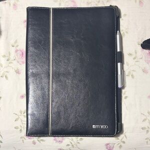 Black Tablet Cover with Stylus Holder